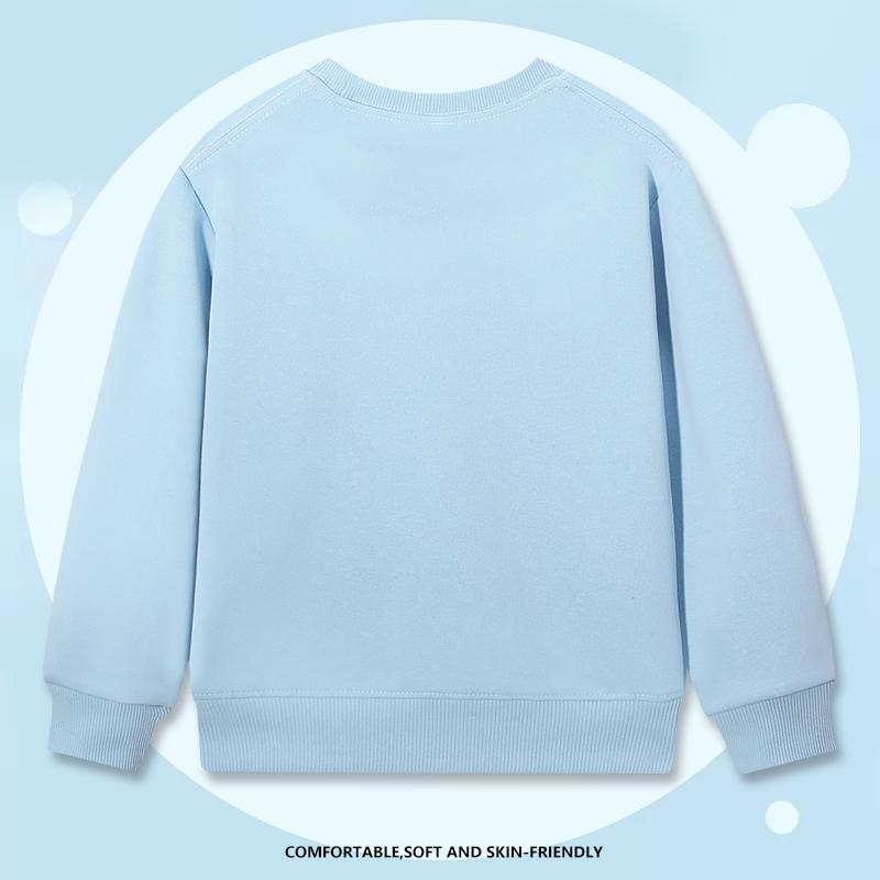 Zirunking 2026 Winter Spring Hoodies Pullovers Kids Boys Girls Round Neck Sweater Comfortable  Sweatshirt Children's Clothing KXINKIDW