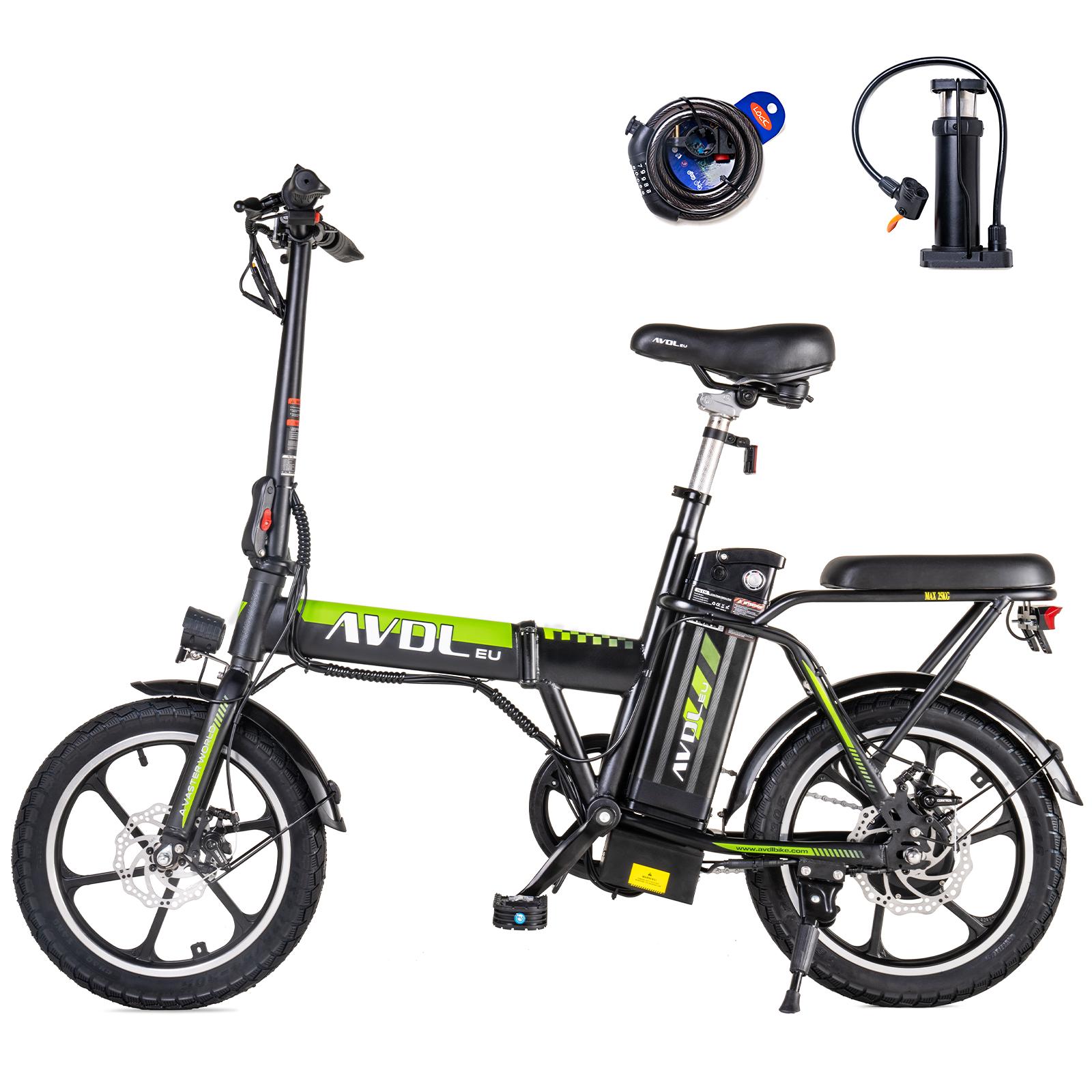 AVDL EU A10 Saliekams elektriskais velosipēds