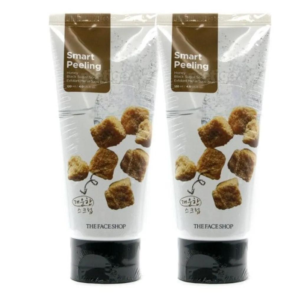 The Face Shop Smart Peeling Honey Black Sugar Scrub 120+120
