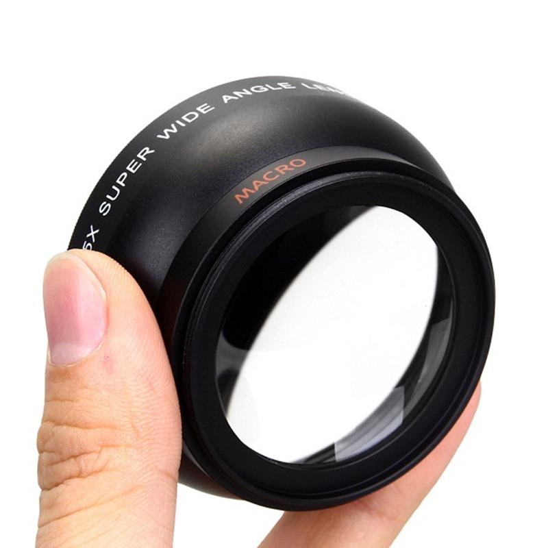 RYH 37mm 43mm 46mm 49mm 52mm 55mm 58mm 62mm 67mm 72mm Objektiv Širokoúhlý Konverzní Širokoúhlý Objektiv Fotoaparátu S Makro Objektivem