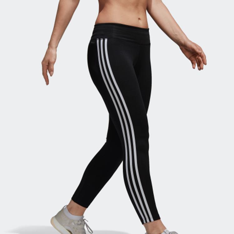 Adidas D2M RR 3S Tights Women Bottoms Black CE2036