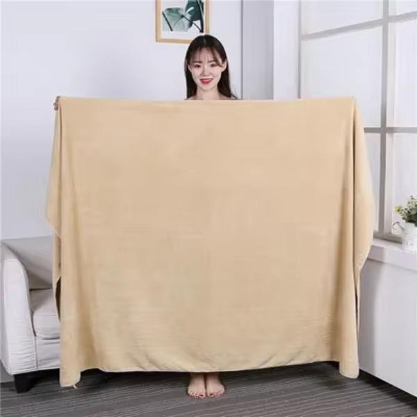 Large Thick Microfiber Bath Towel Absorbent and Quick-drying Multifunctional Swimming Fitness Sports Beauty Salon Towel