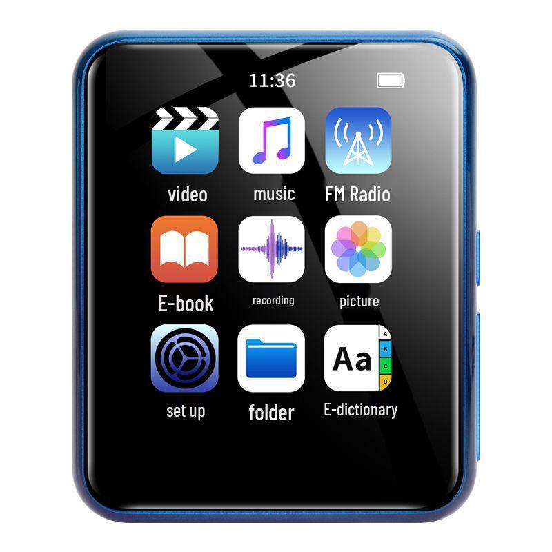 Portable Touchscreen MP4 Player with Bluetooth, External Speaker & MP3 Support - Student Edition