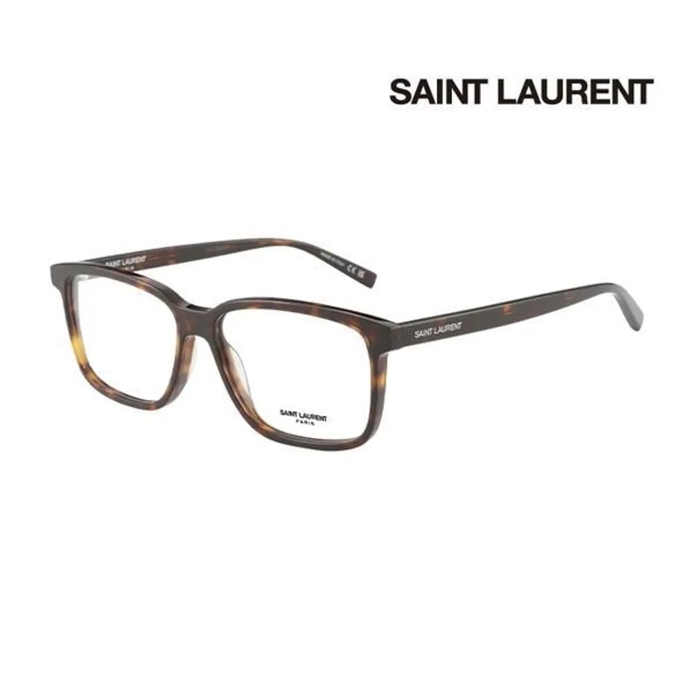 

Yves Saint Laurent Eyeglass Frames SL458 005 Square Horn-rimmed Glasses for Women and Men SL458 005_I [58]