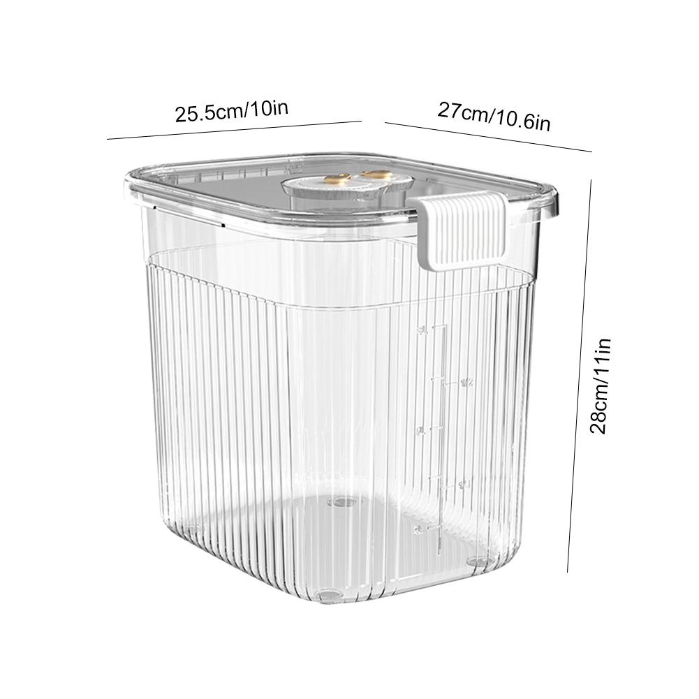 5/10Kg Flour Storage Tank Sealed Rice Tank Storage Box Insect Proof Dry Food Box Moisture-Proof Large Capacity Kitchen Organizer