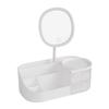 Multifunctional Makeup Organizer with Mirror and Skincare Storage