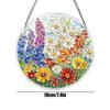 Sun Catcher Decor 2D Acrylic Colorful Pendant Puzzle Suncatcher For Window For Indoor Outdoor Windowsills Yard Tree Balcony