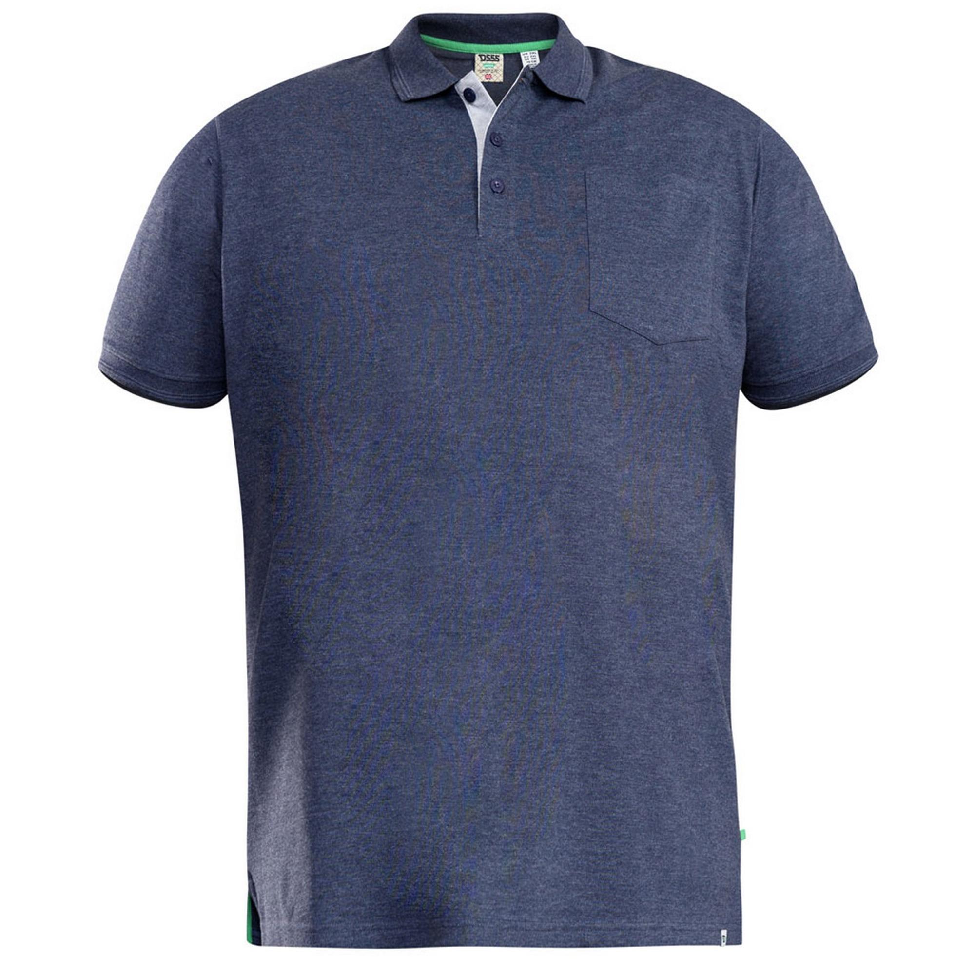 Duke Heren D555 Grant Pique Kingsize poloshirt 7XL denim