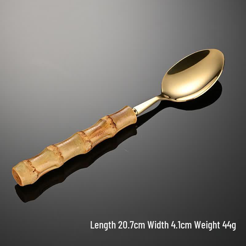 

Qianxing Stainless Steel Flatware with Bamboo Handle