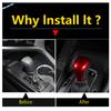 ABS Sticker Gear Shifter Knob Handball Cover Trim For Toyota Corolla E210  + Camry 2018 + Yaris cross  + Avalon  +