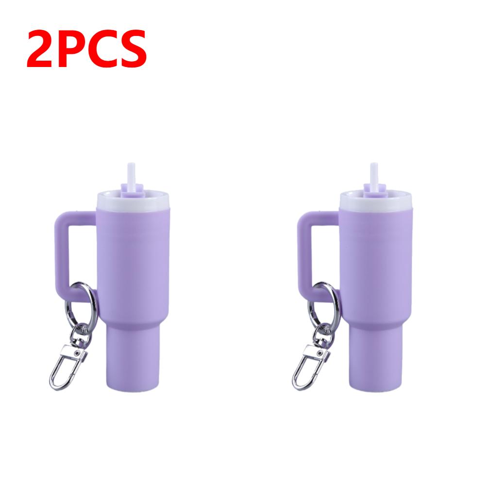 Mini Cup Keychain Mini Tumbler Keychain Cute Tumbler Key Ring Handbag Charms Key Ring Mini Keychain Pendant for Handbag Decor
