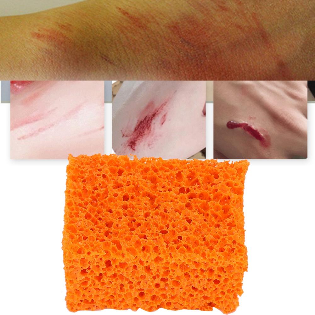 FX Blood Scar Stubble Effect Wound Makeup Stipple Sponge for Halloween Xmas (Small Hole)