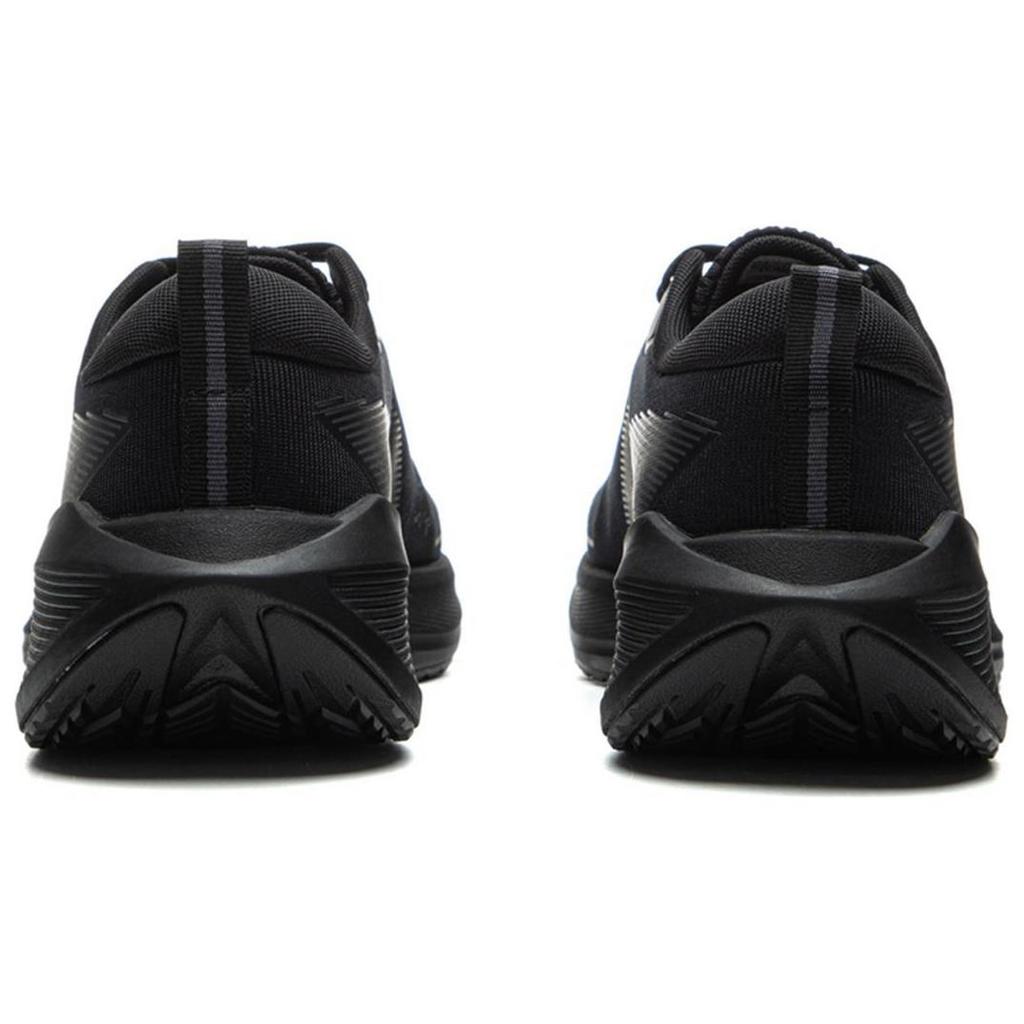 Li Ning Tread Wind Confortável Versátil Amortecedor Resistente ao Desgaste Respirável Tênis de Corrida Cano Baixo Masculino sneaker Preto AGLU321-1