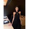 Summer Light People Kochi Wear Rich Family Daughter High-end Sense Fashion Age-reducing White Neck Dress