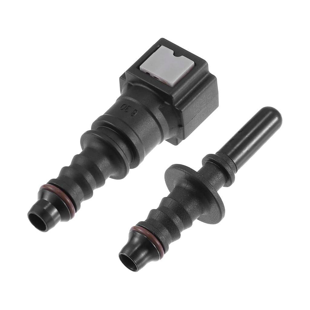 uxcell Car Fuel Line Hose Quick Release Connector Disconnect Hose Nylon 0.25 In (6.3