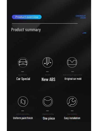 Chevrolet Cruze (2019–2023) Skořepina zpětného zrcátka a rám odrazového skla