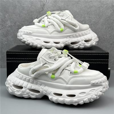 Luxus Herren Designer Reifensohle Halbschuhe Schuhe Mode Lässig Leder Mesh Atmungsaktiv Höhe Erhöhte Plattform Sportschuhe
