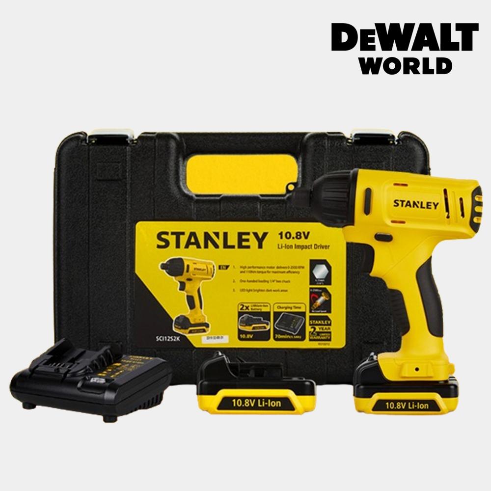 

Stanley Charging Impact Driver, 10,8 В, комплект из 2 аккумуляторов SCI12S2K