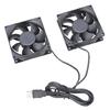Black 8CM 8025 USB Powered Bearing Computer Case Cooling Fan 5V 2300RPM 32CFM