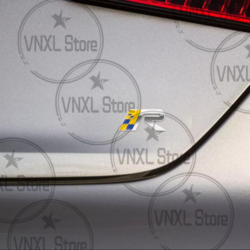 Stylizacja Samochodu Dla Volvo Test Łosia Inskrypcja R Design Edycja Ocean Raec Flaga Szwecji Metalowe Naklejki 3D Emblemat Bagażnika Karoserii Samochodu