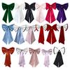 Elegant Satin Wedding Dress Bowknot Lightweight Detachable Bow Waist Decoration for Stage Performance and Cosplay