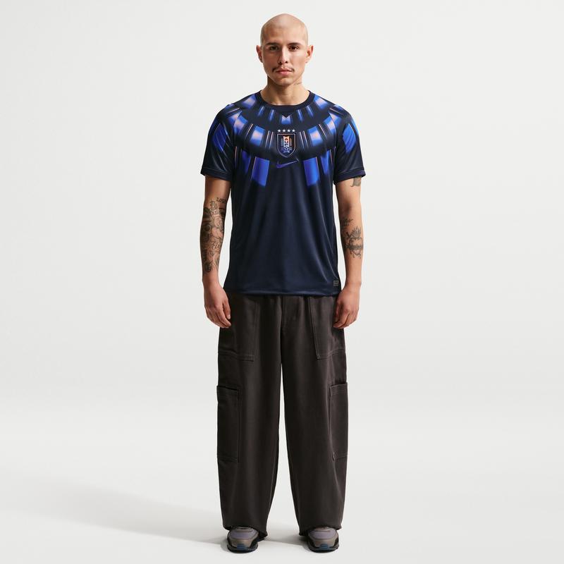 Nike Dri-Fit 2026 Season Uruguayan Team Away Fans' Edition Outdoor Quick-Dry Sports Short-Sleeved Football Shirt for Men