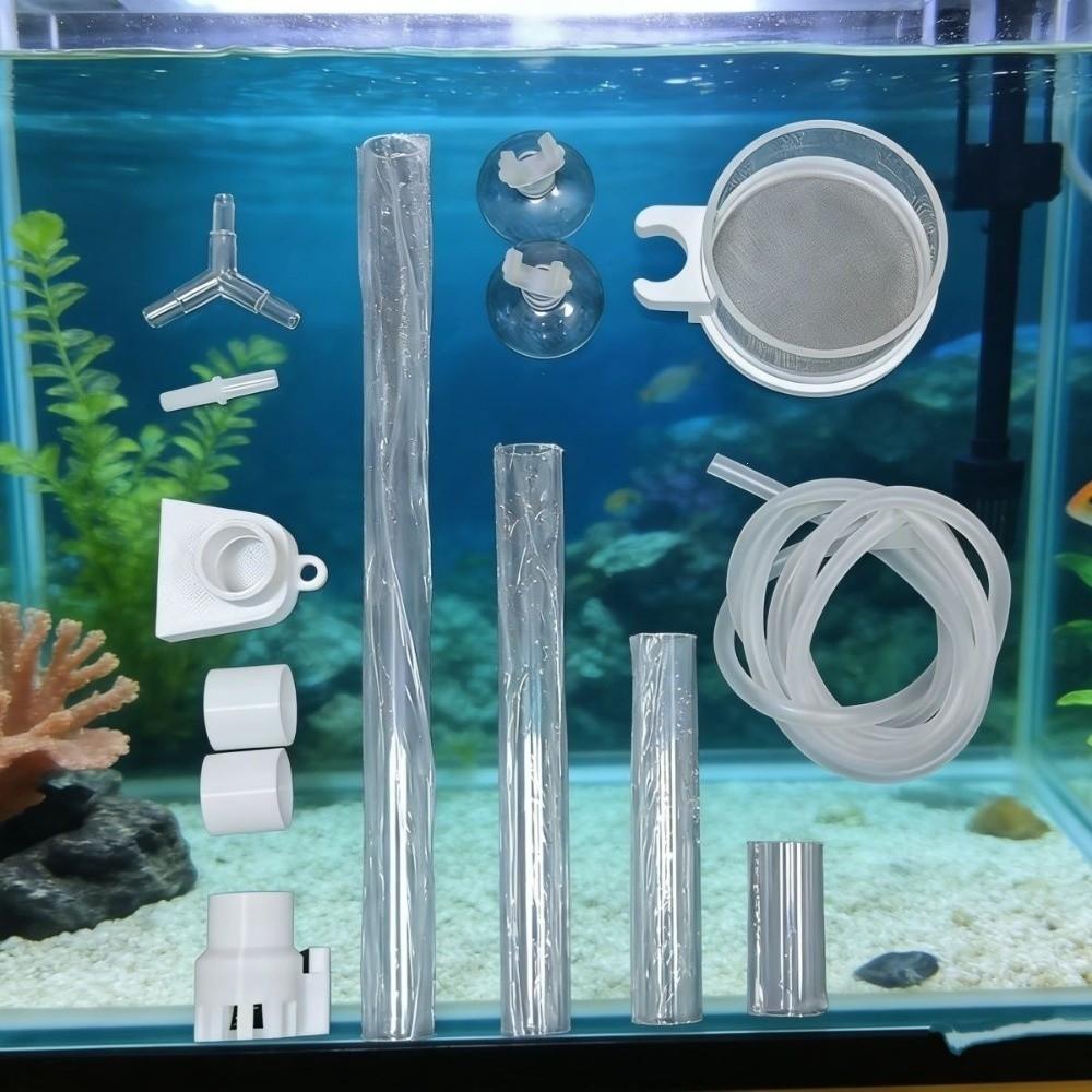Detachable Fish Tank Waste Collector Water Filtration Fish Poop Cleaner  For Aquascape
