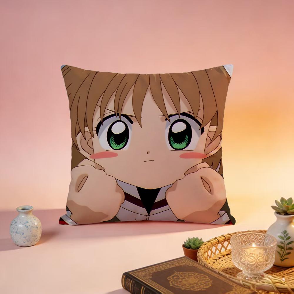 Trending CCardcaptor Sakuraed Cushion Cover Premium SkinFriendly Pillow Case MultiPurpose for Home Office Travel
