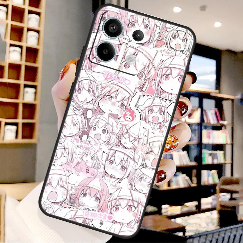 Kawaii Japan Girls Harajuku Pink For Xiaomi Redmi Note 14 Pro 13 12 11 9 10 15 Pro Plus Case For Redmi 15 15C 14C 10C 12C 13C