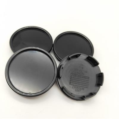 4 Stück. Radnabendeckel, 58 mm / 51 mm, schwarz