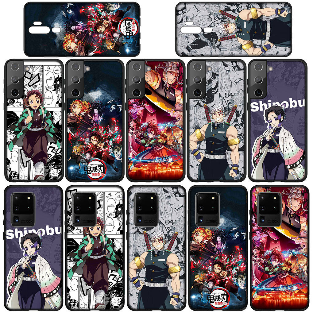 Case for Samsung Galaxy S25 S23 S22 S24 Ultra FE A05 A06 A15 A16 A36 A37 A35 A54 A55 A56 A57 A25 A26 A53 A17 Comics Kamado Tanjirou Demon Slayer Cover