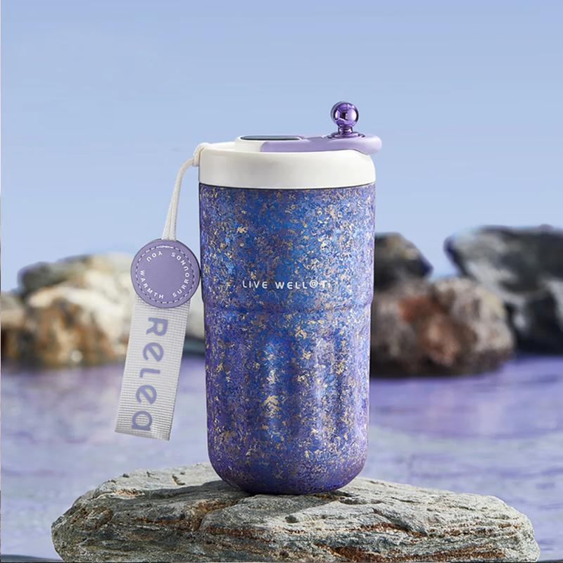 RELEA Digital Display Titanium Insulated Bottle