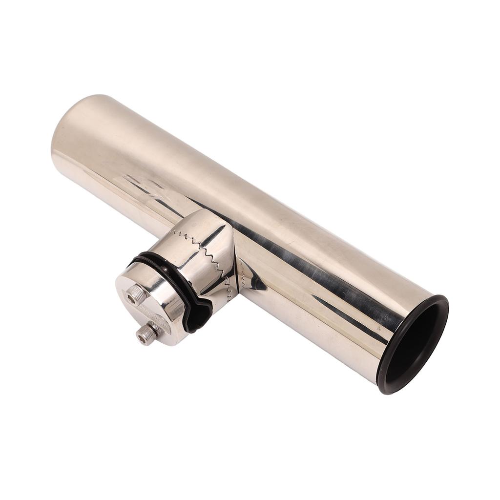 Marine Fishing Bracket 316 Stainless Steel Adjustable Polished Fit for 3 4in to 1in Rails
