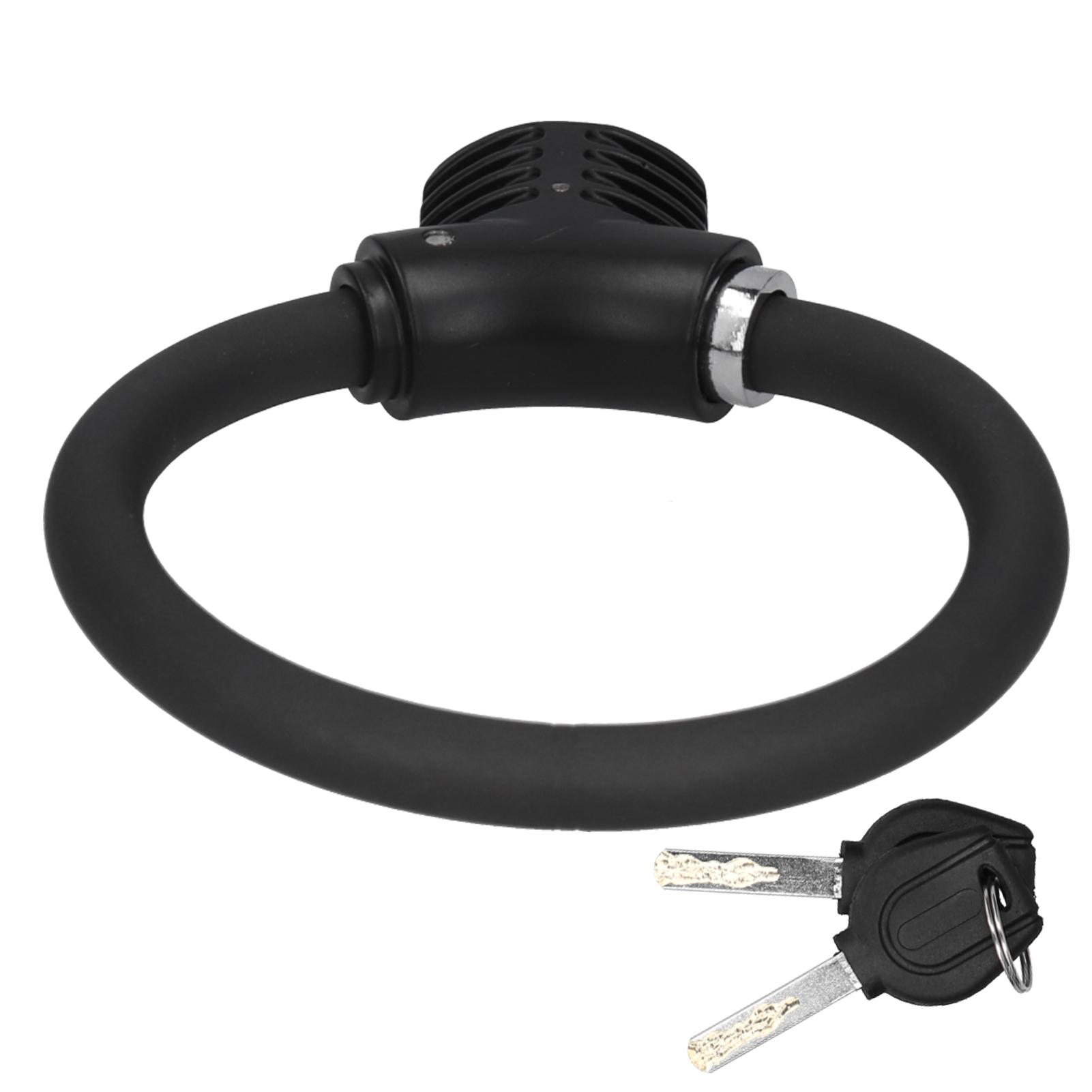 

Мини велосипедный кольцевой замок противоугонный велосипедный тросовый замок светоотражающий цинковый сплав велосипедный аксессуар(Светоотражающий