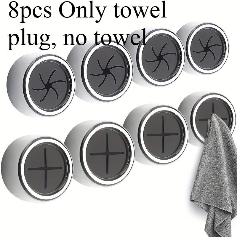 8pcs Portable Towel Plug No Need To Punch Holes Household Towel Storage Towel Plug, Suitable for Storing Towels