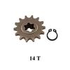 Pinion Angrenaj Cutie de Viteze Față T8F 11T 13T 17T 20T Pinion Pinion Roată Dințată Lanț Metal Pentru 47cc 49cc Minimoto ATV Bicicletă Mini Moped Scuter