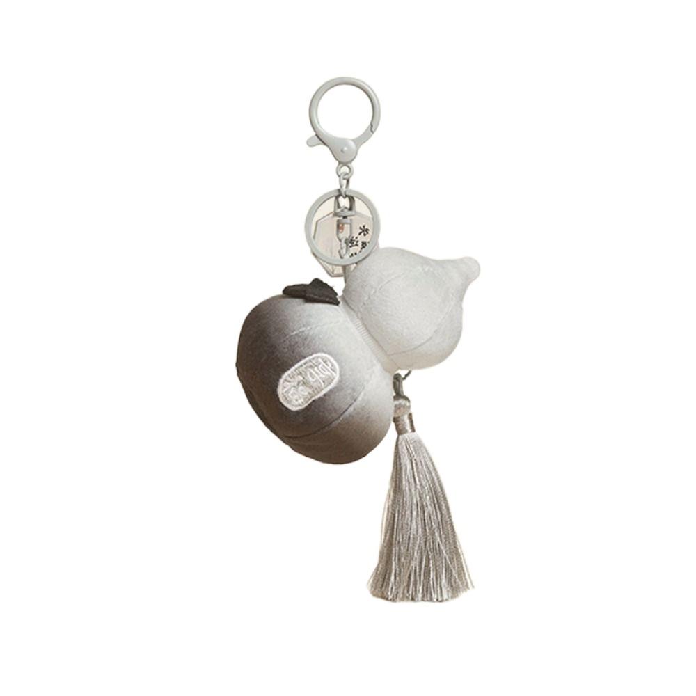 Backpack Decor Plush Gourd Keychain Bag Hanging Gourd Keyring Gourd Car Key Chain  Backpack Decor