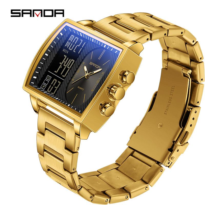 Outdoor sports watch student fashion multi-function electronic watch luminous Korean style personalized men's and women's electronic watch