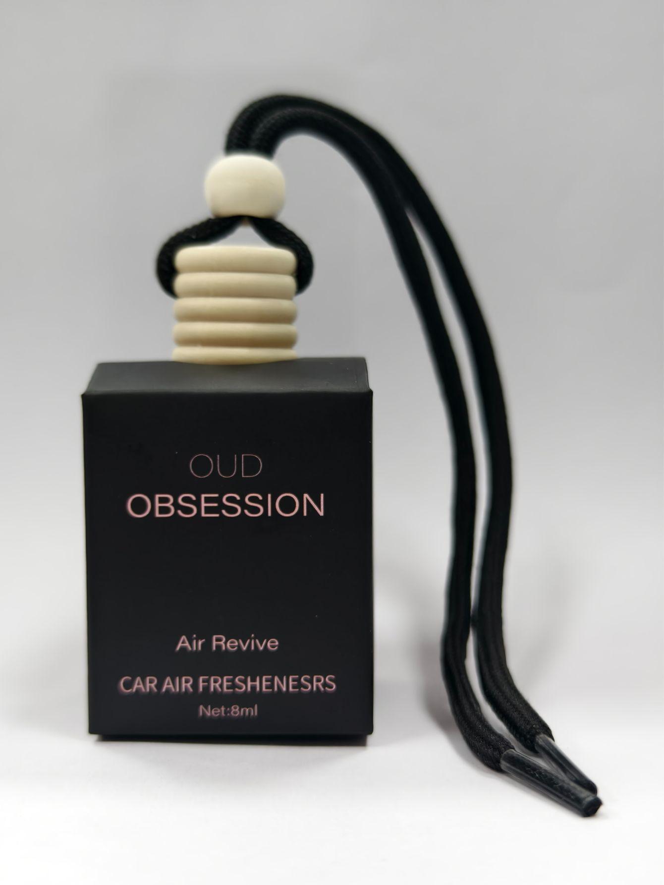 8ml Car Air Freshener Auto Aromatherapy Fragrance Pendent Bottle Diffuser Automotive Decoration Car Hanging Glass Bottle Decor