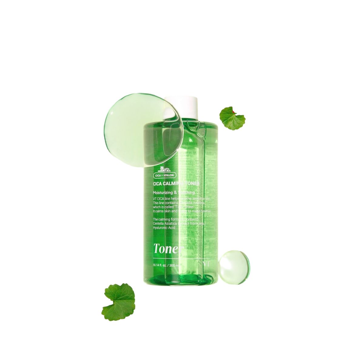 VT Cica Calming Toner 300ml [Big Size] Refreshing Daily Toner for Acne-Prone Sensitive Skin Calming