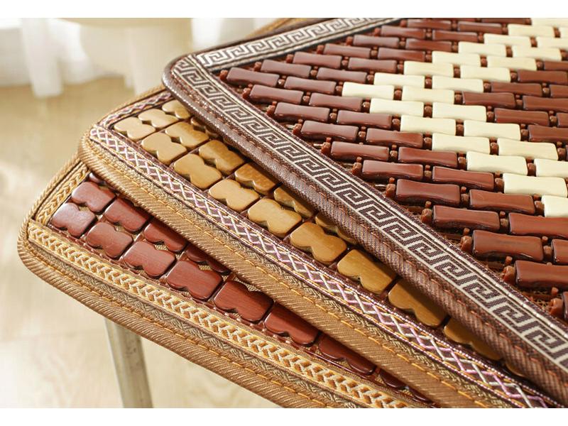 Mahjong Tile Bamboo Summer Cool Seat Cushion for Office, Car, and Home