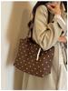 Polka Dot Women's Versatile Tote Bag - Large Capacity Niche Fashion Shoulder & Crossbody Bag