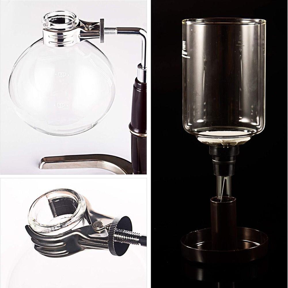 Heat-Resistant Filtered Siphon Coffee Maker 3/5 Cups Coffee Pot Vacuum Coffee Brewer  Friends