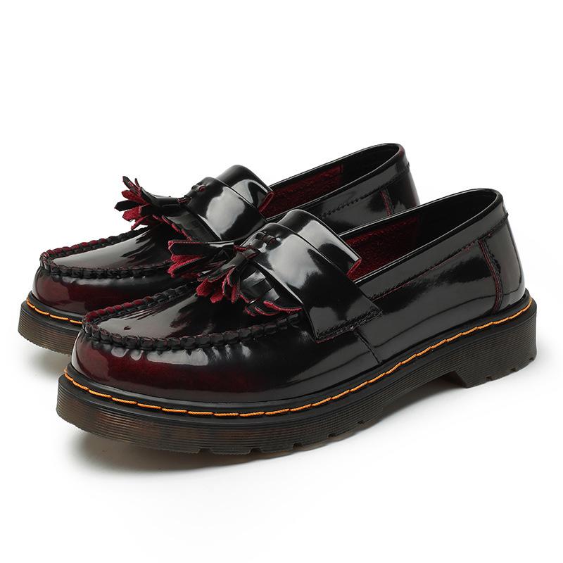 

Large size hot-selling spring and autumn new leather low-top Martin shoes couple British style outdoor men s and women s shoes 45