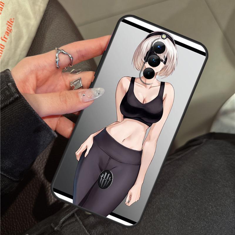 Japanese Style Anime Girl Case For ZTE Nubia RedMagic 11 9 8 10 Pro Plus 8S 9S 10S Pro 5G 5S 6 7 6S 7S Pro 10 Air Cover