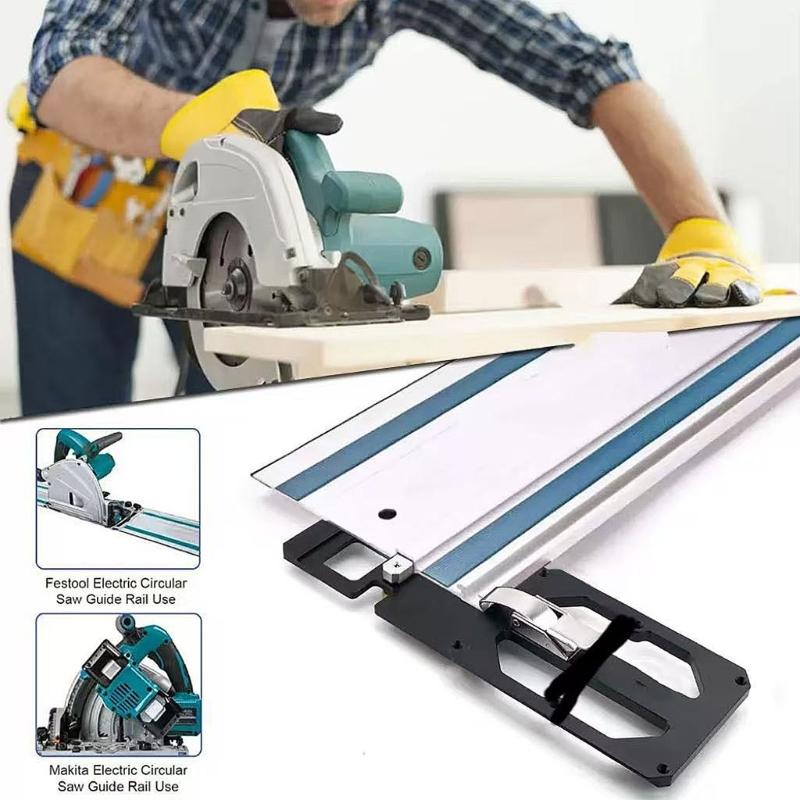 Quick Install Aluminum Miter Gauges Multiple Angles Tool For Track Chainsaws Facilitates Rapid Angles Setting And Stable Cutting