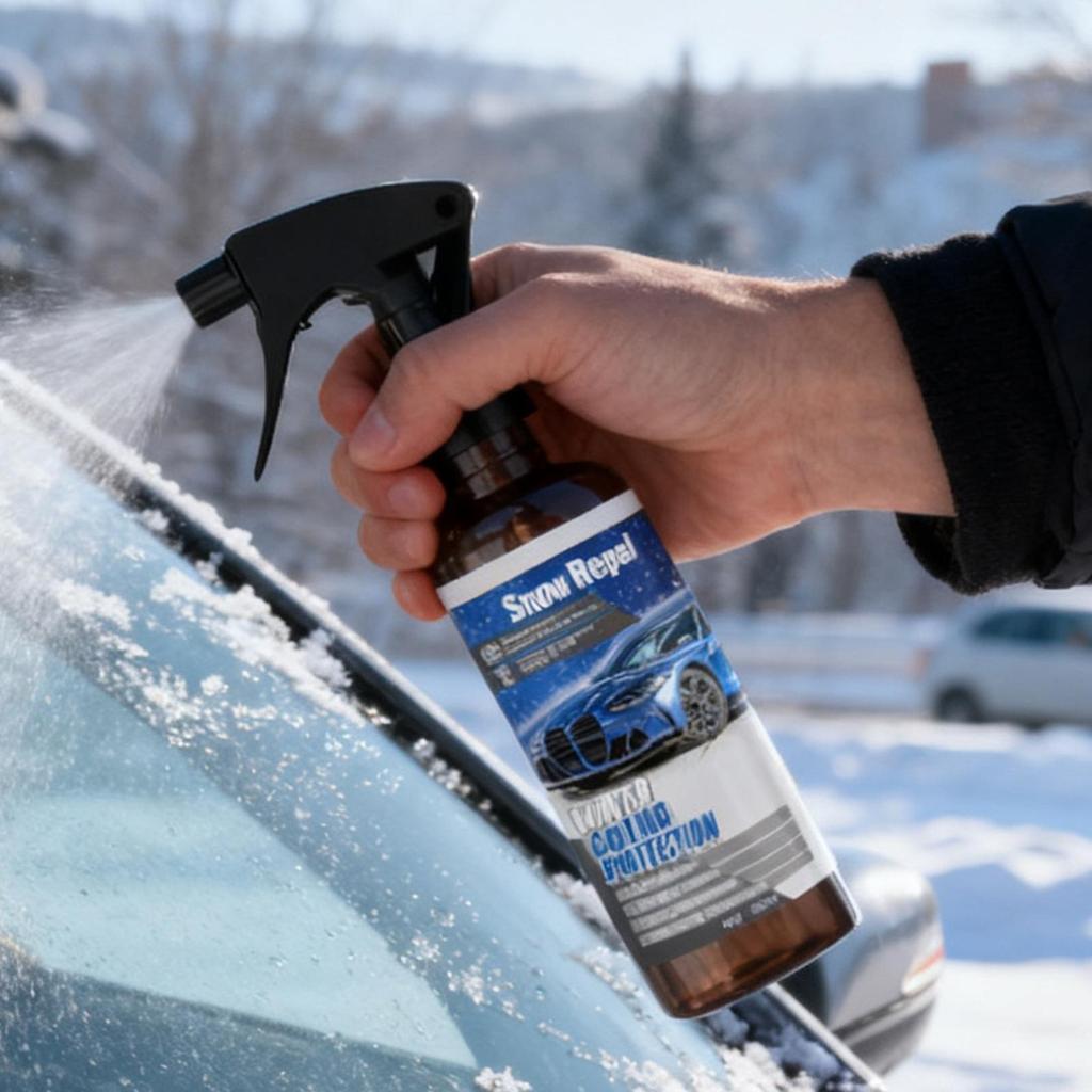 Car Ice Melter Spray 100ml Fast Melting Transparent Liquid Car Ice Melt Spray Quick Thaw For Trucks SUVs Vehicle Winter Driving