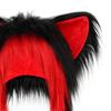 Cat Ear Hat with Braids Double-Layer Ears Decor Soft Plush Anime Cosplay Hat