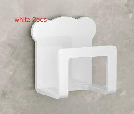 2PCS Stainless Steel Holder Self Adhesive Sink Drain Drying Sponges Racks Shelf Kitchen Storage Wall Hooks Holders Organizer