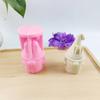 Christmas Candle Mold Long Ear Santa Claus Silicone Mold Gnome Epoxy Resin Mold 3D Casting Mold for DIY Aromatherapy
